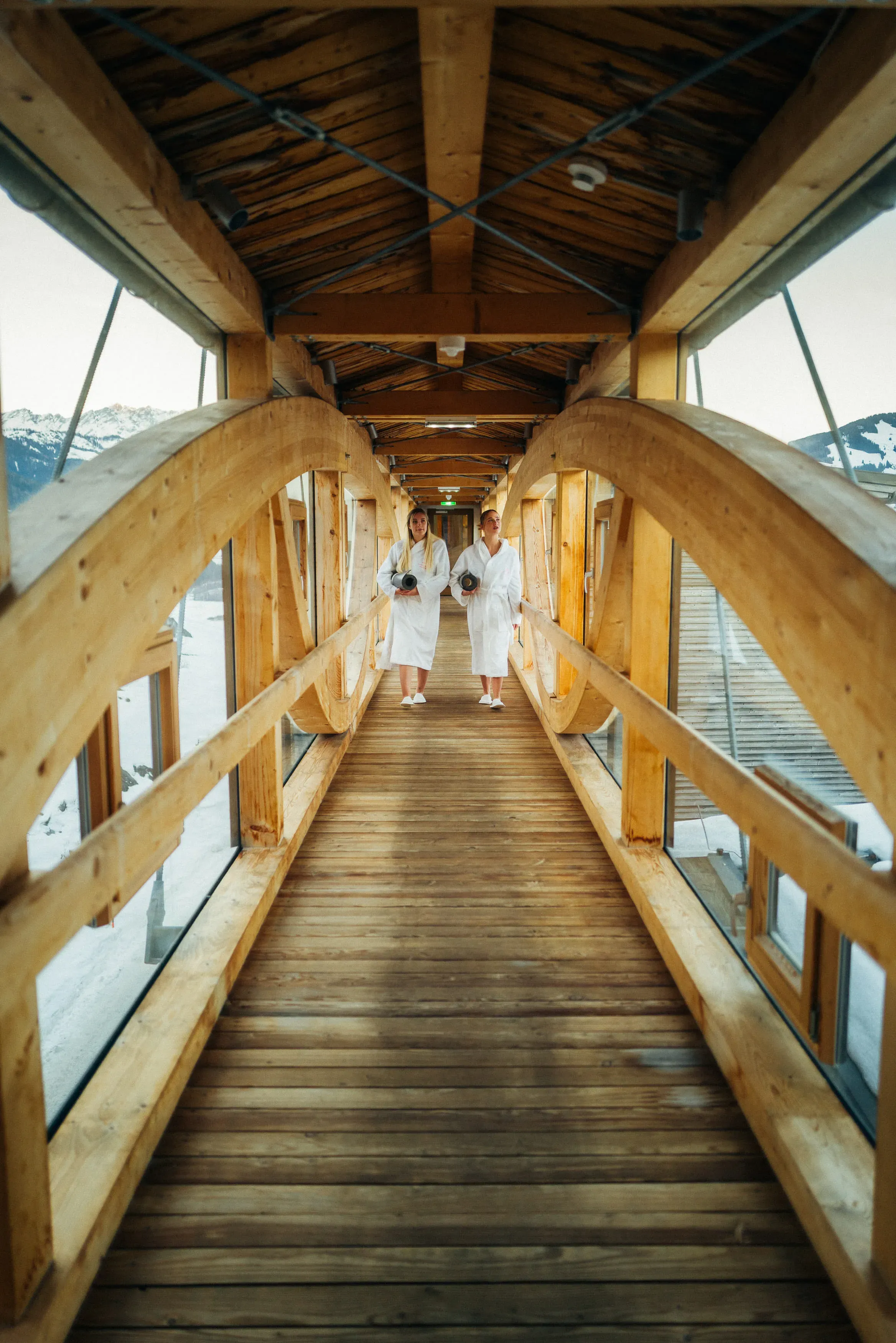 Architektur im Holzhotel