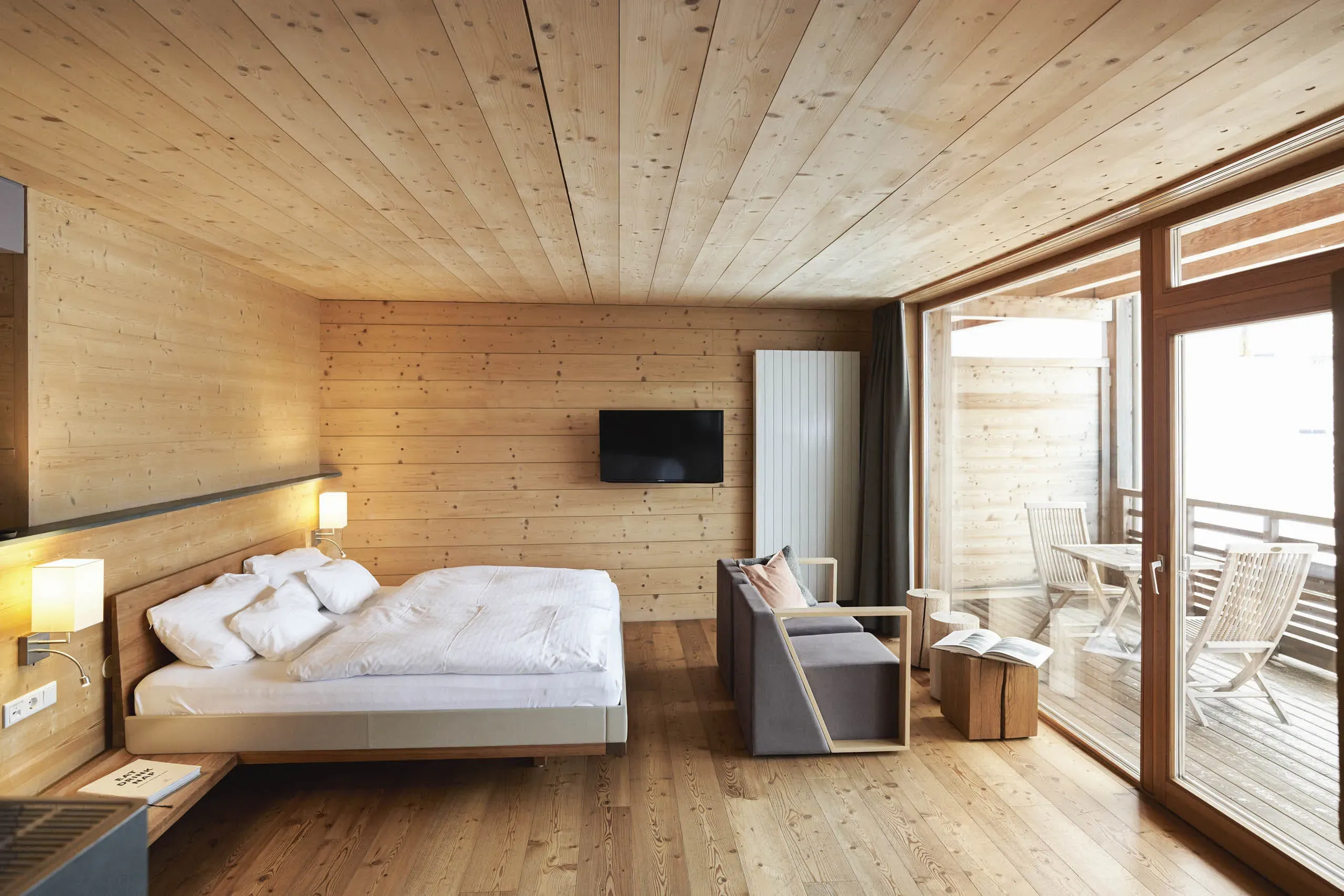 Zimmer aus Mondholz
